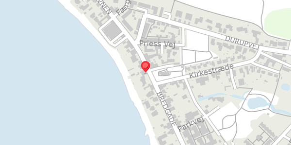 Trafikstøjkort på Bredgade 24, 7870 Roslev