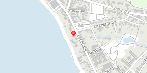 Trafikstøjkort på Bredgade 32, 7870 Roslev