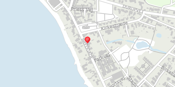 Trafikstøjkort på Bredgade 37, 7870 Roslev