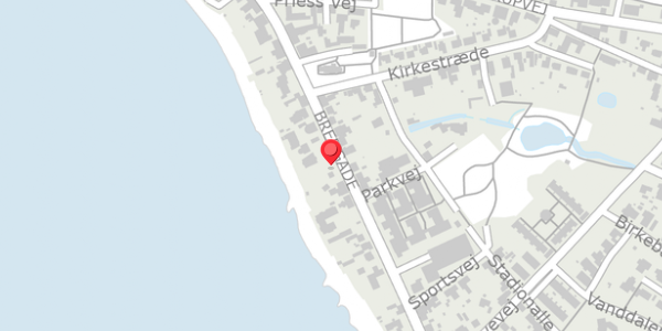 Trafikstøjkort på Bredgade 40, 7870 Roslev