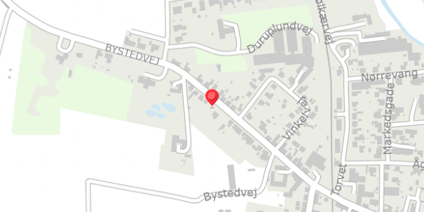 Trafikstøjkort på Bystedvej 21, 7870 Roslev