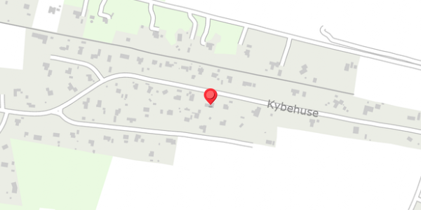 Trafikstøjkort på Kybehuse 11, 7870 Roslev
