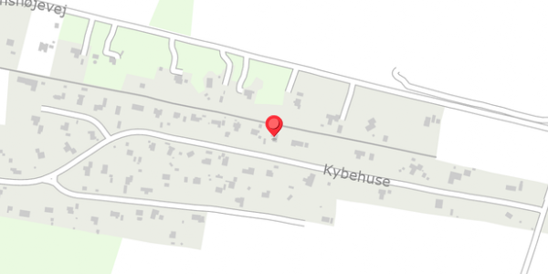 Trafikstøjkort på Kybehuse 12, 7870 Roslev
