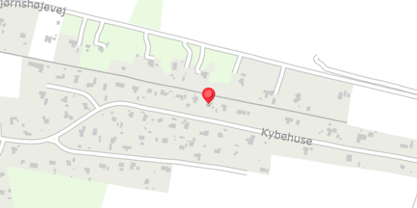 Trafikstøjkort på Kybehuse 14, 7870 Roslev
