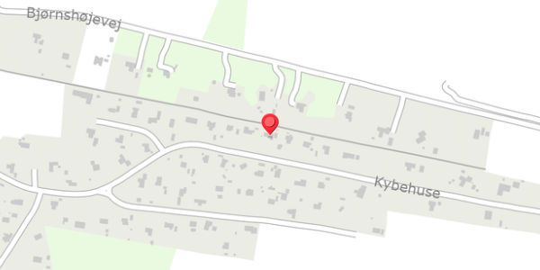 Trafikstøjkort på Kybehuse 18, 7870 Roslev