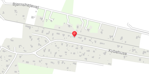 Trafikstøjkort på Kybehuse 20, 7870 Roslev