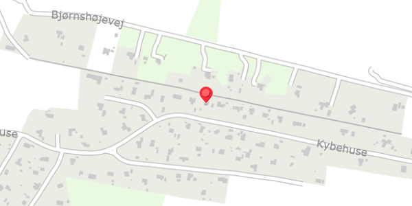Trafikstøjkort på Kybehuse 22, 7870 Roslev
