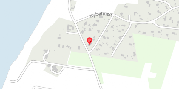 Trafikstøjkort på Kybehuse 121, 7870 Roslev