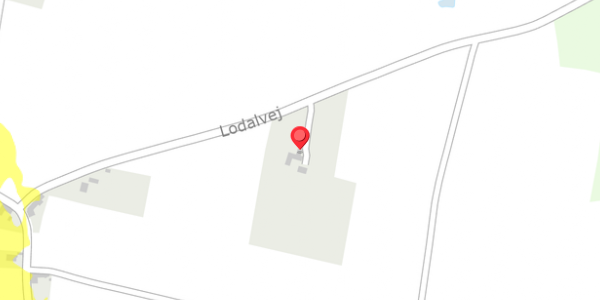 Trafikstøjkort på Lodalvej 9, 7870 Roslev