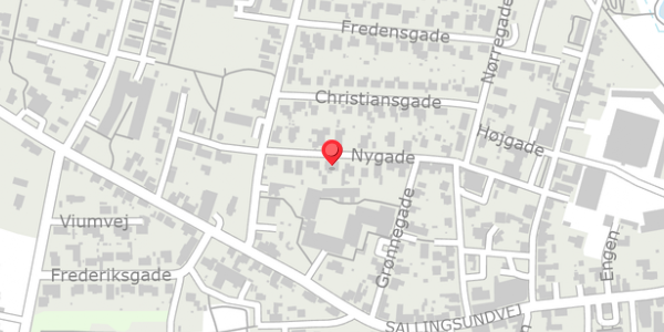 Trafikstøjkort på Nygade 27, . , 7870 Roslev