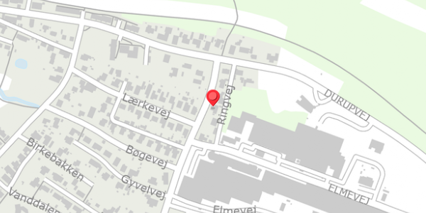 Trafikstøjkort på Ringvej 5, 7870 Roslev