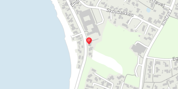 Trafikstøjkort på Strandvej 21, 7870 Roslev