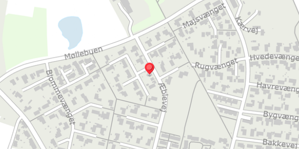 Trafikstøjkort på Æblevej 49, . , 7870 Roslev