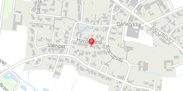 Trafikstøjkort på Hyrdevang 7, . , 7800 Skive