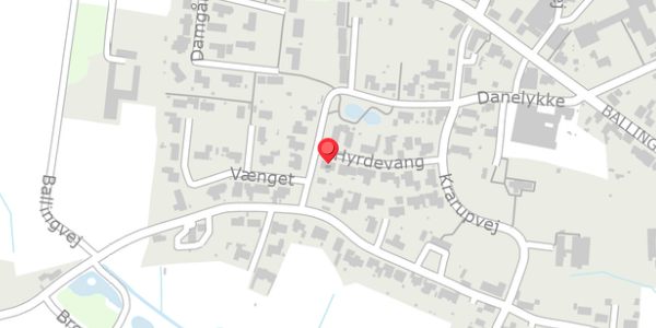Trafikstøjkort på Hyrdevang 13, 7800 Skive