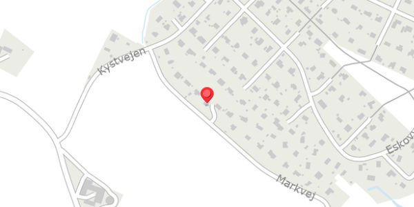 Trafikstøjkort på Markvej 11, 7870 Roslev