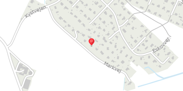 Trafikstøjkort på Markvej 21, 7870 Roslev