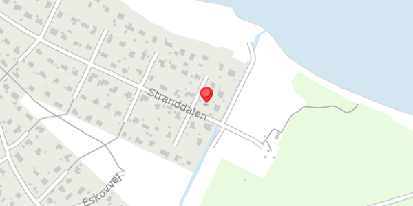 Trafikstøjkort på Stranddalen 151, . , 7870 Roslev