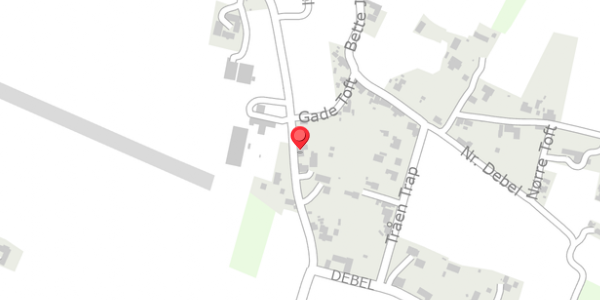 Trafikstøjkort på Debel 52, . , 7884 Fur