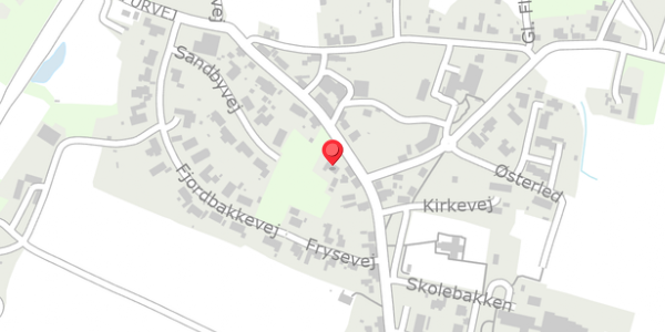Trafikstøjkort på Furvej 13, 7870 Roslev