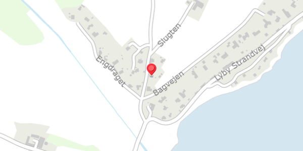 Trafikstøjkort på Slugten 8, 7870 Roslev