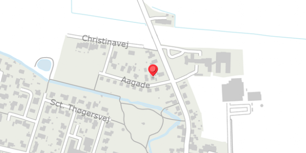 Trafikstøjkort på Aagade 4, . , 7770 Vestervig
