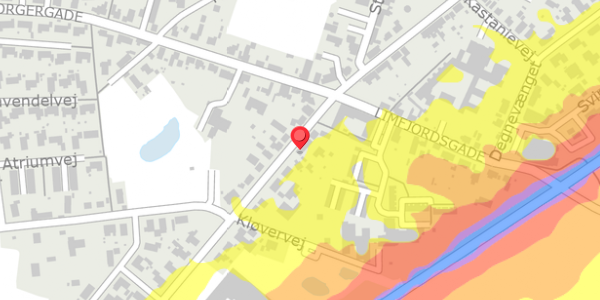 Trafikstøjkort på Algade 7, 7752 Snedsted