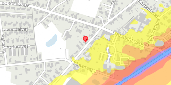 Trafikstøjkort på Algade 8, 7752 Snedsted