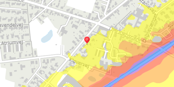 Trafikstøjkort på Algade 9, 7752 Snedsted