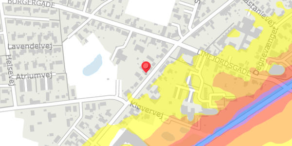 Trafikstøjkort på Algade 10, 7752 Snedsted