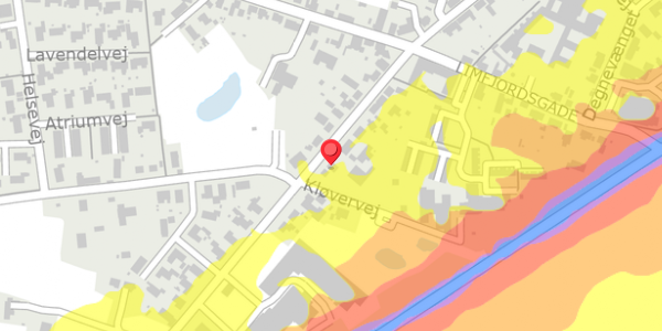 Trafikstøjkort på Algade 15, 7752 Snedsted