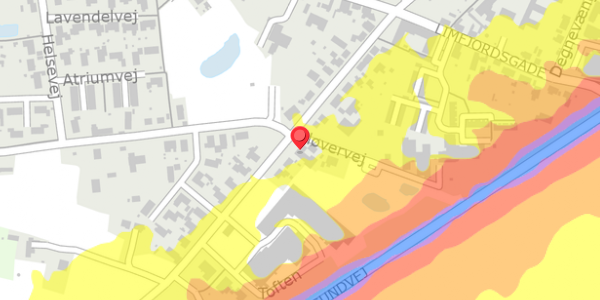 Trafikstøjkort på Algade 21, 7752 Snedsted