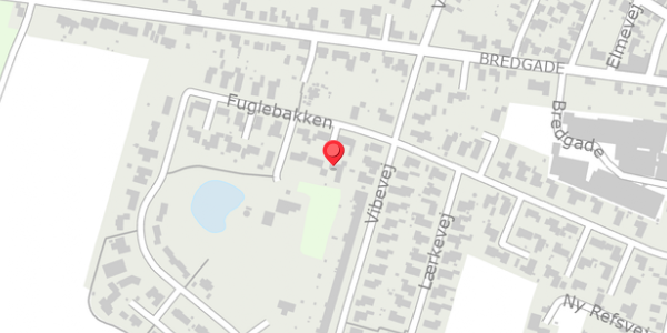 Trafikstøjkort på Fuglebakken 21, . , 7760 Hurup Thy