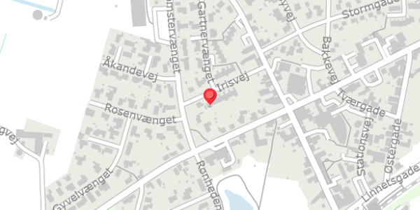 Trafikstøjkort på Irisvej 13, 7755 Bedsted Thy