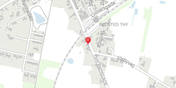 Trafikstøjkort på Thylandsgade 30, . , 7755 Bedsted Thy