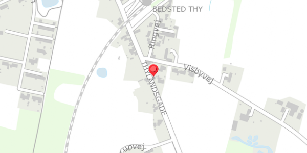 Trafikstøjkort på Thylandsgade 31, . , 7755 Bedsted Thy