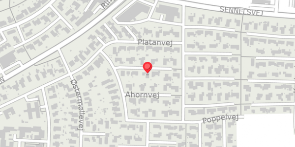 Trafikstøjkort på Ahornvej 21, . , 7700 Thisted