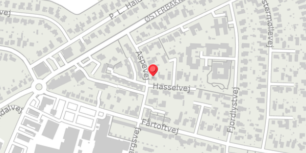 Trafikstøjkort på Aspevej 9, . , 7700 Thisted