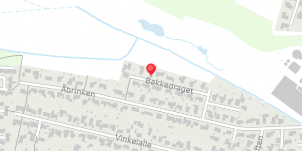 Trafikstøjkort på Bakkedraget 21, 7700 Thisted