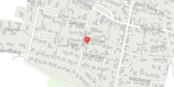 Trafikstøjkort på Bakken 5, 7700 Thisted
