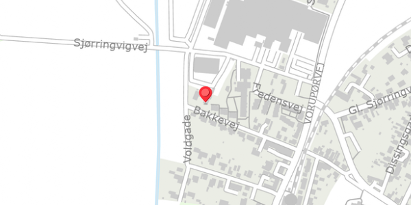 Trafikstøjkort på Bakkevej 22, . , 7700 Thisted