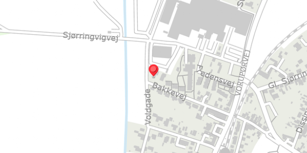 Trafikstøjkort på Bakkevej 24, . , 7700 Thisted