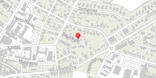 Trafikstøjkort på Baunevej 9, 7700 Thisted