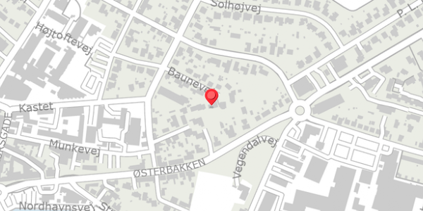 Trafikstøjkort på Baunevej 16, . , 7700 Thisted