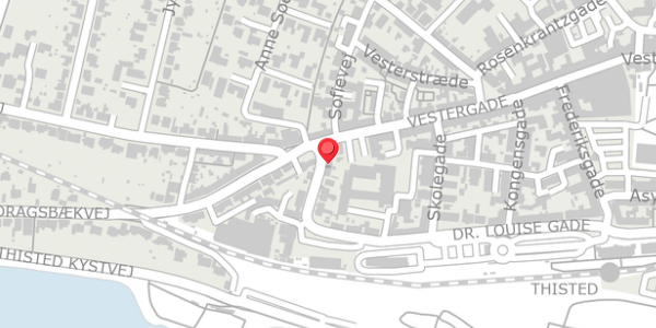 Trafikstøjkort på Bryggerivej 3, 7700 Thisted