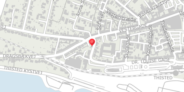 Trafikstøjkort på Bryggerivej 4, 7700 Thisted