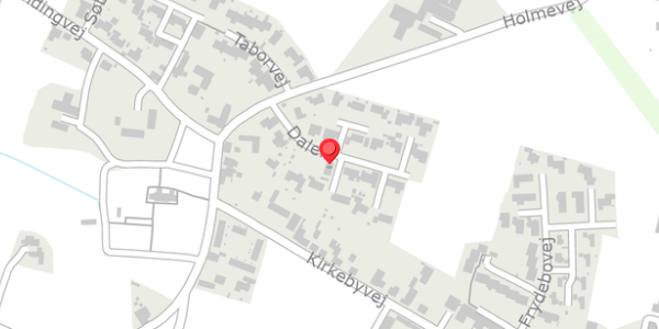 Trafikstøjkort på Dalen 10, 7700 Thisted