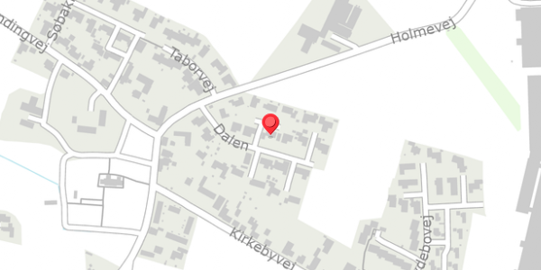 Trafikstøjkort på Dalen 11, 7700 Thisted