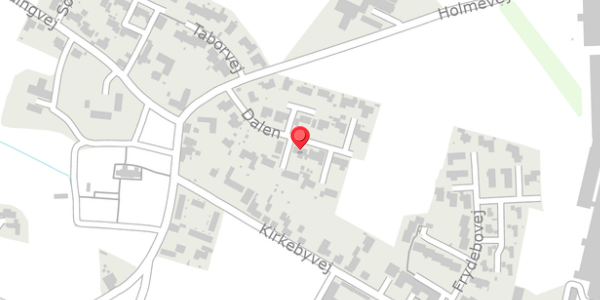 Trafikstøjkort på Dalen 16, 7700 Thisted