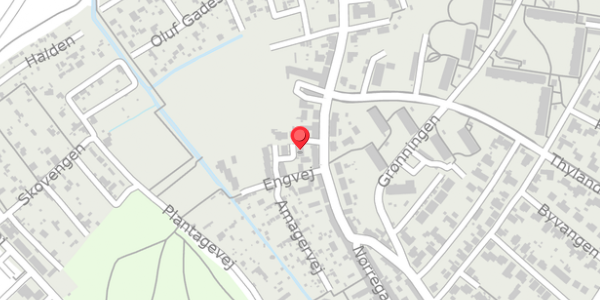 Trafikstøjkort på Engvej 10, 7700 Thisted